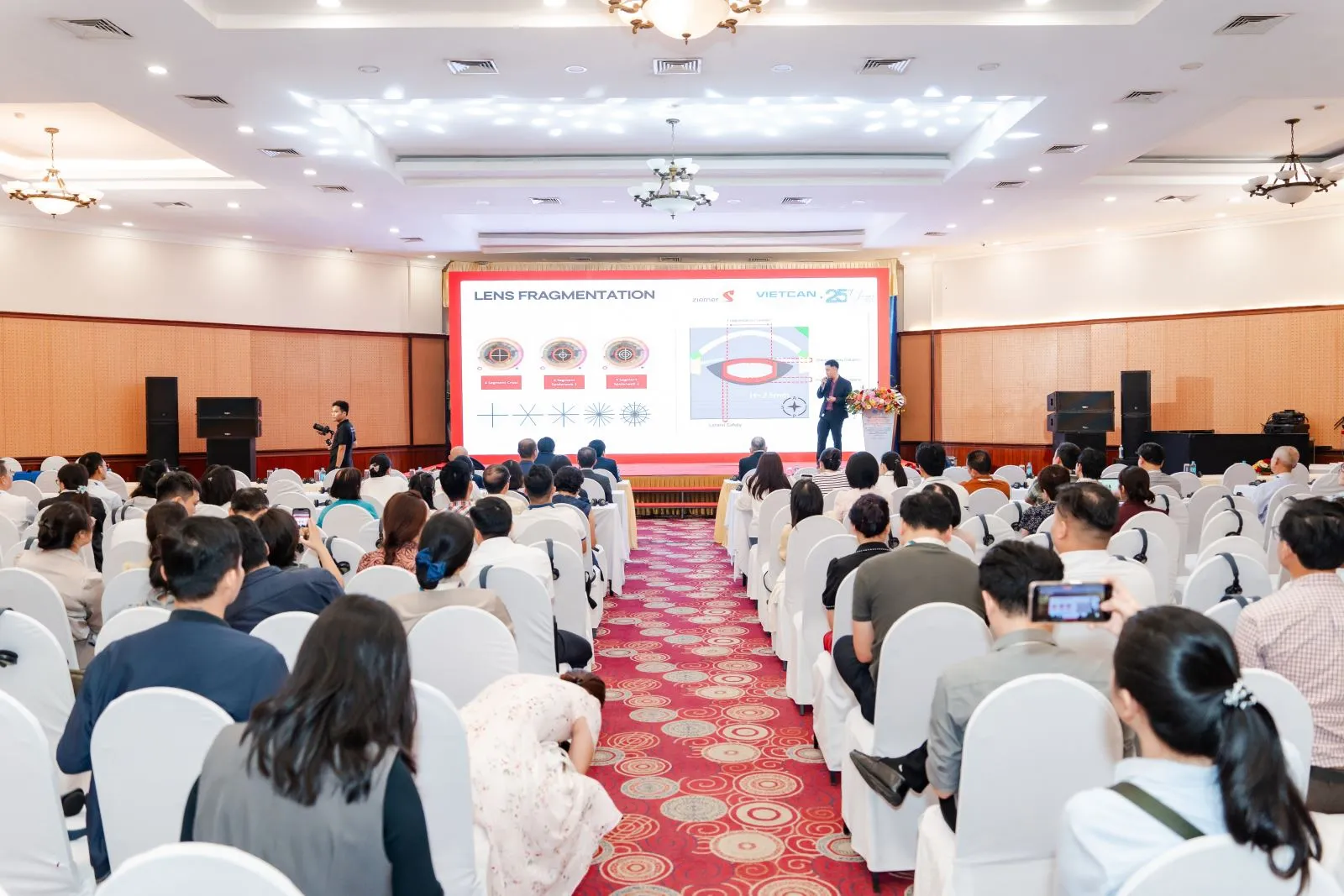 Delegates at the first Cataract and Refractive Surgery Conference and the second Ophthalmic Administration Club Conference